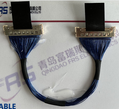 Awg40 LVDS Kablo Demeti 210mm LCD 40 Pinli Konnektör Mikro Koaksiyel Kablo Grupları