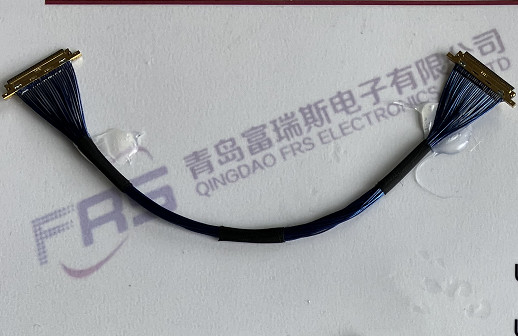 40awg Mikro Koaksiyel 30 Pinli LVDS Konnektör 250mm Kablo Grupları