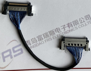LCD LED Ekran için 41 Pinli LVDS Kablo Demeti Awg36 Tek Kalkan Kablosu