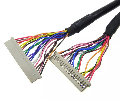 0.3mm LVDS Kablo Demeti 30AWG 20 Pin Kablo Dizüstü Bilgisayar Ekranı