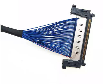 AWG44 0.5mm Mikro Koaksiyel Kablo Montajları, 170mm LVDS Kablo Montajı