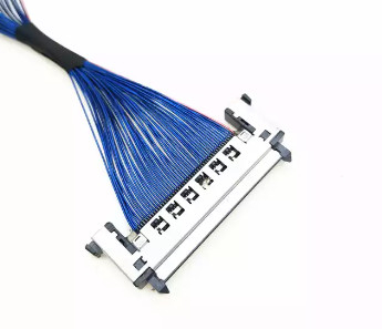 AWG44 0.5mm Mikro Koaksiyel Kablo Montajları, 170mm LVDS Kablo Montajı