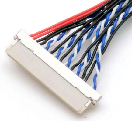 Televizyon LVDS Kablo Demeti Siyah, 220mm Radyo Kablo Demeti Fot Yüksek Çözünürlüklü TV