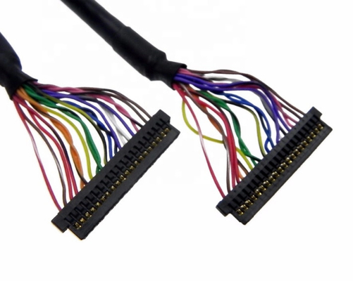 450mm Düz 20 Pinli LVDS Kablo 0.4mm LCD Montajı, Panel Ekran Montajları için
