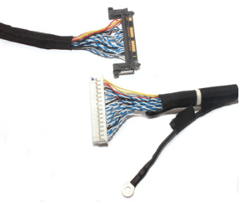 Dizüstü LVDS Kablo Demeti JAE 0.5mm Kablo Konnektörü Dayanıklı