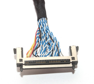 Dizüstü LVDS Kablo Demeti JAE 0.5mm Kablo Konnektörü Dayanıklı