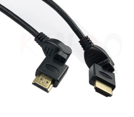 1080p 360 Derece 4k Ultra Hd Hdmi Kablo 8.0mm Hdmi Ethernet ile Yüksek Hızlı