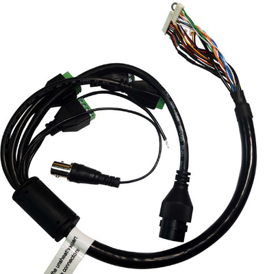 Rj45 Kamera Kablo Grupları Suya Dayanıklı 100mm Güvenlik Koaksiyel