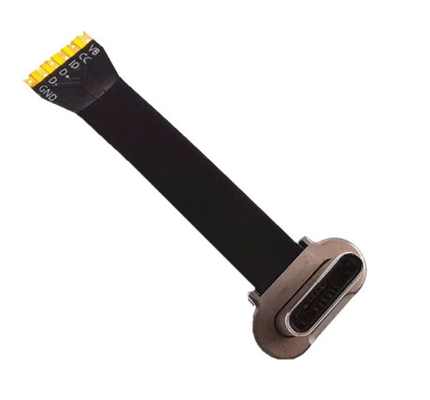 Ultra İnce Yumuşak FPC Düz Kablo Tip C USB Düz Şerit Kablo