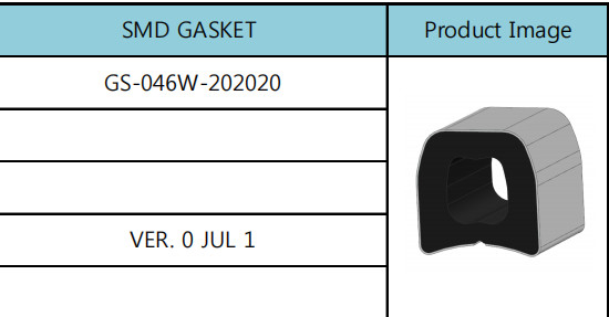 20mm SMD Conta Elastik Kurtarma, Silikon Düz Yuvarlak Kauçuk Contalar
